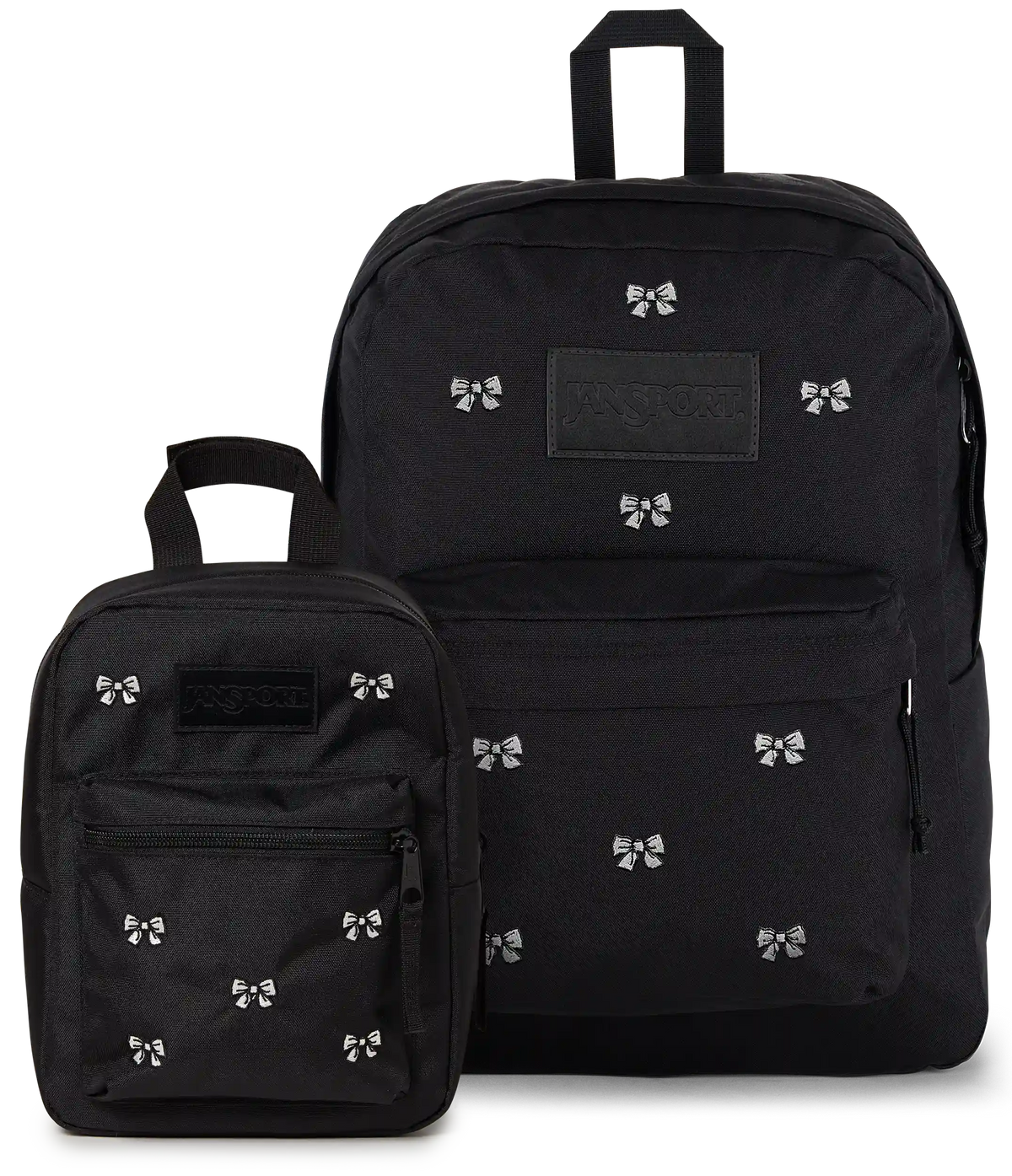 SuperBreak® Plus Embroidered Bows Black Set