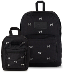 SuperBreak® Plus Embroidered Bows Black Set